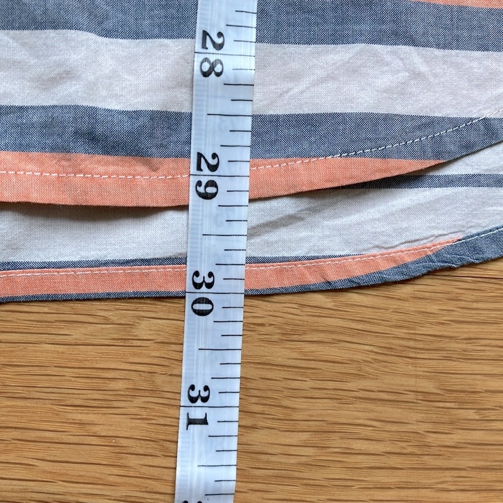 Original Penguin Short Sleeve Shirt Striped Multicolor Size XL - Picture 14 of 14